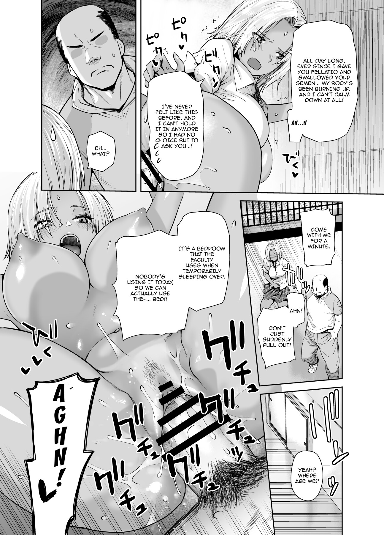 Hentai Manga Comic-The Black Gal Who Became The Homeroom Teacher's Maid-Read-22